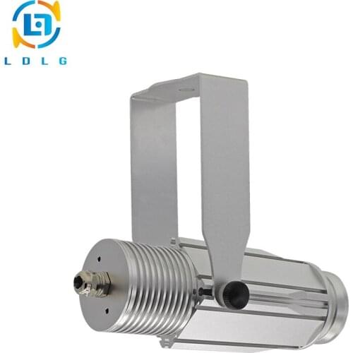 Newest Silver Rustproof Aluminum Alloy Waterproof 20W LED Gobo Image Projector 1800lm IP65 Logo Gobo Projector Lights Outdoor
