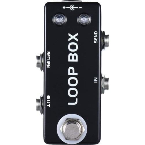 New Mosky Mini Guitar Effect Pedal Loop Box Switcher Channel Selection True Bypass