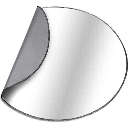 36in Fire Pit Mat for Deck Patio Fire Pit Pad Fireproof Mat Deck Protector Fire-Resistant Round Wood Burning Grill Mat for Lawn