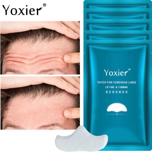 Forehead Lines Removal Patch Gel Anti Wrinkle Forehead Firming Mask Frown Lines Treatment Stickers Anti-Aging Lifting Skin Care