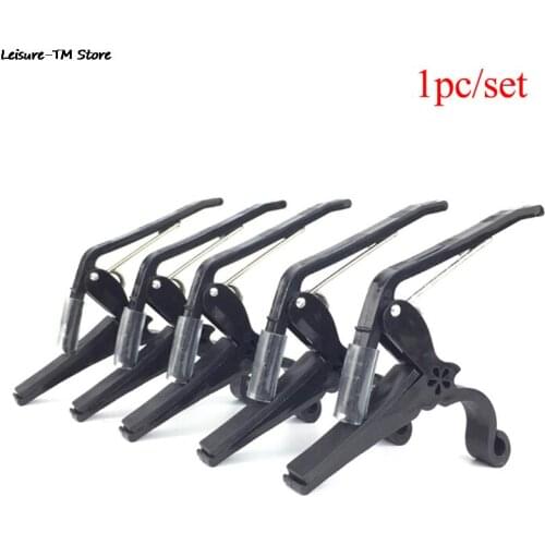 Professional Guitar Accessories Plastic Guitar Tuner Clamp Key Trigger Capo for Acoustic Electric Musical Instruments