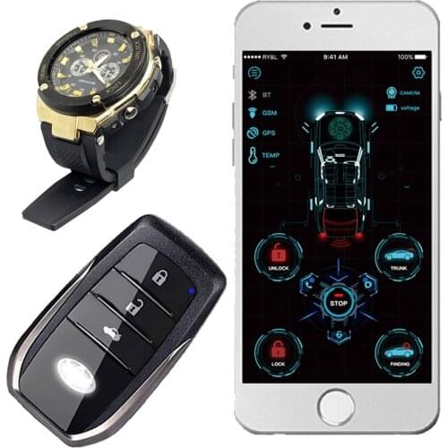 Drop Shipping KOL Cardot 4g Gps Gsm Smart Pke Keyless Entry Remote Starter Start Stop Engine Car