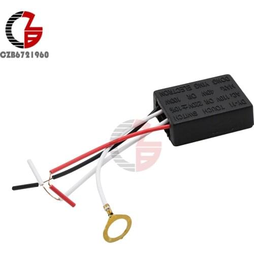Touch Control Sensor Table Light Parts On/off 1 Way Bulb Lamp Switch AC 220V