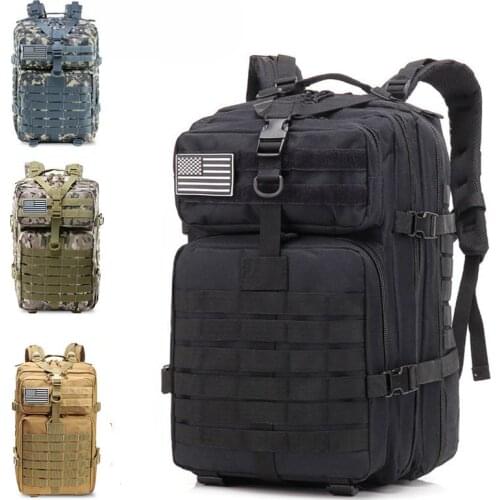 Tactical Backpack Military Army Climbing Outdoor Shoulder Backpack Molle Waterproof Camping Equipment Men Hiking Bag