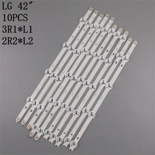 10Pcs x LED Backlight for LG 42" TV V14 Slim DRT Rev0.6 6916L 1682A 1684A 1683B 1685B LC420DUH 42LY970H 42LB700V 42LB671V