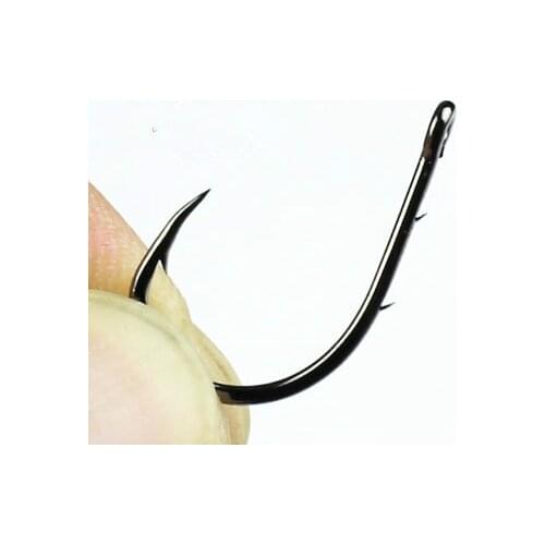 10packs/lot Mustad hooks for sea fishing 10757sp-bn# double backstab hook high carbon steel barbed hook fishing supplies pesca