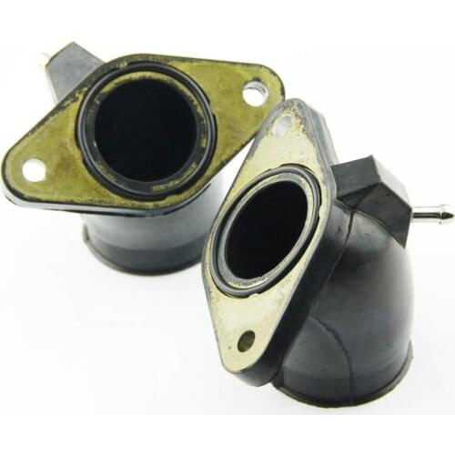 2pcs Motorcycle Carburetor Interface Manifold Intake Glue for Yamaha XVS400 XVS400C XVS650 XVS650AT 4TR-13596-01 4TR-13586-01