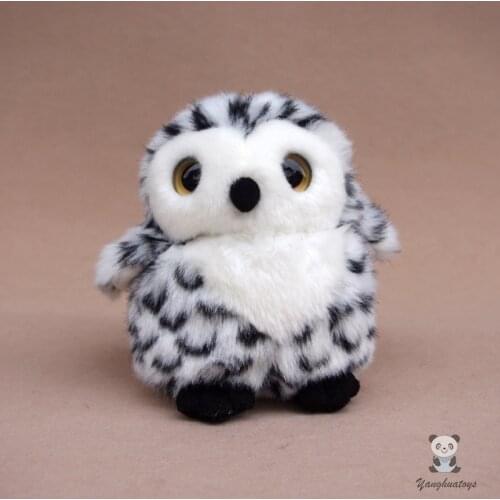 2019 Cute Soft Simulation Snowy Owl Plush Toy Doll Children Kids Boys Girls Birthday Gift 20cm PP Cotton