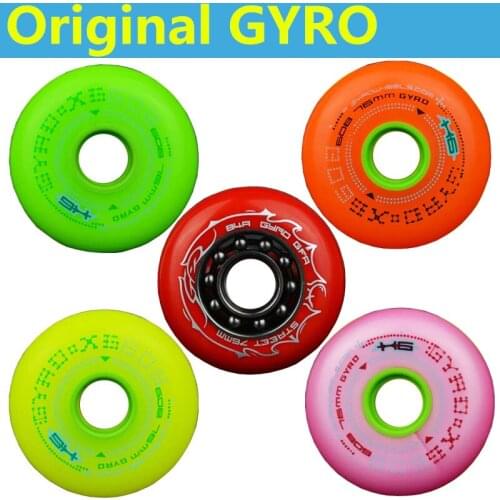 8 pieces H6 84A Grip Gyro Free Slalom Skating Wheel GFA H6 X6 608 Soft Durable Flexibly, unsuitable for Braking Skate