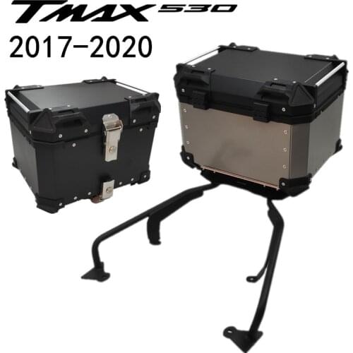 High Quality for Yamaha TMAX530 17-18-19-20 Motorcycle Top Trunk Accessories 45L 55L 65L Tail Box Rear Luggage Case Storage