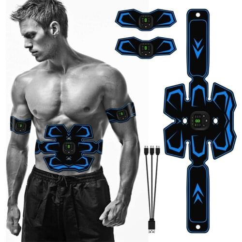 EMS Wireless Muscle Stimulator Trainer Smart Workout Abdominal Training Electric Slimming Stickers Body Slimming Massager
