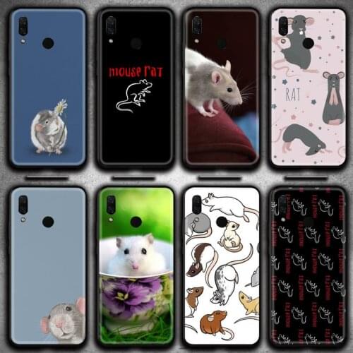 Mouse Rat Phone Case for Huawei Y6P Y8S Y8P Y5II Y5 Y6 2019 P Smart Prime Pro