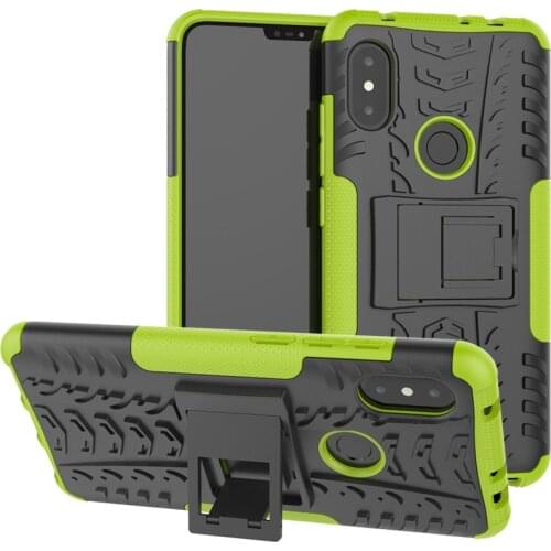 For Xiaomi MiA2 Light Mi A2 Lite Case Cover Shockproof Armor Rugged Dual Layer Protective Hard Silicone Case Impact Bumper for