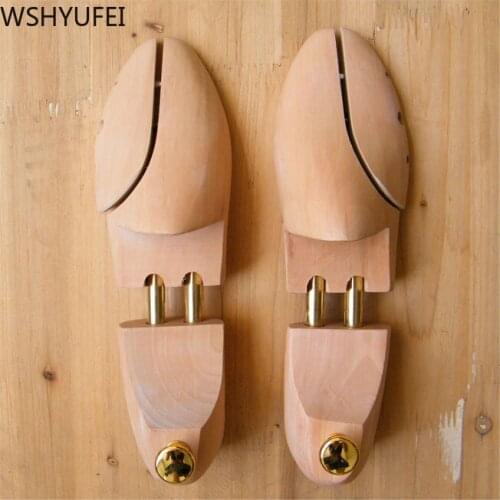Pine solid wooden shoes hold adjustable leather shoes shape blank deformation last expansion of shoes tree