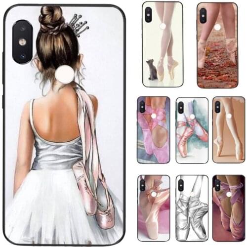 FHNBLJ Ballerina dance ballet girl Pink Shoes Phone Case for Xiaomi Redmi 5 5Plus 6 6A 4X 7 7A 8 8A 9 Note 5 5A 6 7 8 8Pro 8T 9