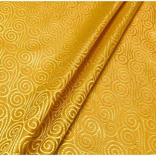 HLQON Circle style Metallic Jacquard Brocade Fabric,3D jacquard fabric, yarn dyed fabric for Womens Coat Dress Skirt By meter