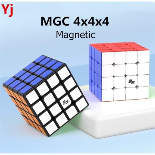 YJ MGC 4x4 Magnetic Magic Speed Yj Cube Yongjun MGC 4 M 4M mgc4 M 4x4x4 Magnets Puzzle cubes Educational Toys for Children