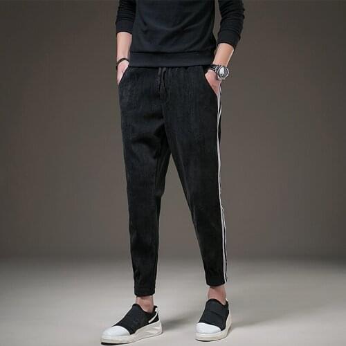 Men Casual Jogger Pants 2020 Male Straight Patchwork Sweatpants Long Sporting Trousers Fitness Mens Casual Pencil Feet Pants