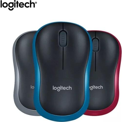 Logitech m185 wireless symmetrical design mouse with usb receiver for office & gaming