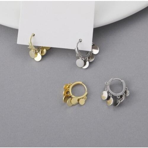 DORIN 2020 NEW tassel earrings 925 Sterling Silver dangling earrings with 18K Gold Plated