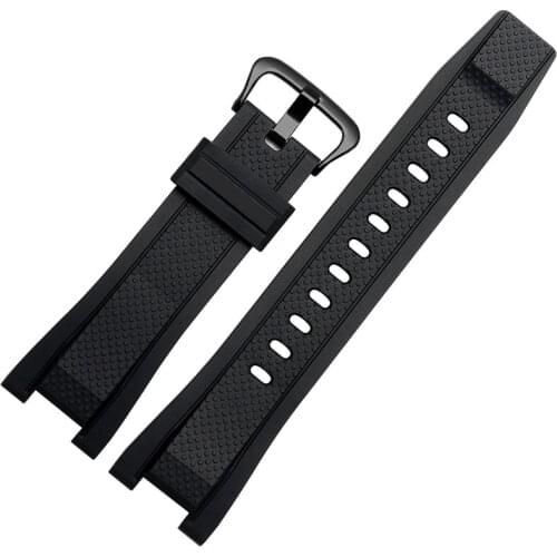 Rubber watchband for Casio G SHOCK GST Series GST-210/W300/400G/B100 Waterproof Silicone watch band men straps Accessories 26*14