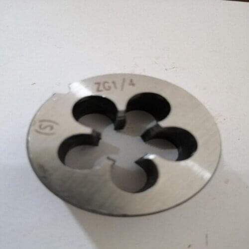 Free shipping of 1PCS BSP Die ZG1/4-19 pipe threading Dies threading Tools Lathe Model Engineer Thread Maker for water pipe