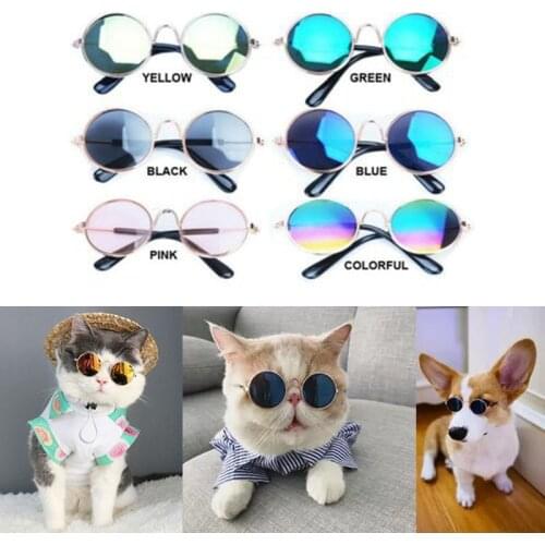 Cat Eye-Wear Pet Products Pet Decoration Mini Sunglasses Little Dog Cat Pet Glasses Photos Props Dog Cat Accessories for Pet
