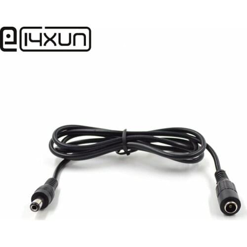 Free shipping 5.5*2.1/5.5x2.1DC Extended Line DC Power Plug Extension Cable 5.5*2.1 Male And Female Head To Insert 12V 2A