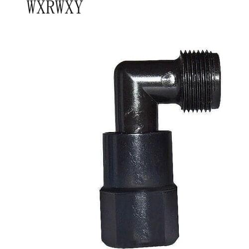 Wxrwxy Water Valve knee for a water outlet 90 degree bending joints connector male 3/4 Female 3/4 adapter 1 pcs