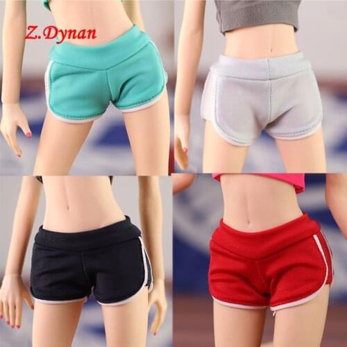 1/6 Scale Womens Yoga Pants Model JOA-44 Close-fitting Sport Shorts for 12'' Action Figure Seamless Female Body Toy Clothes