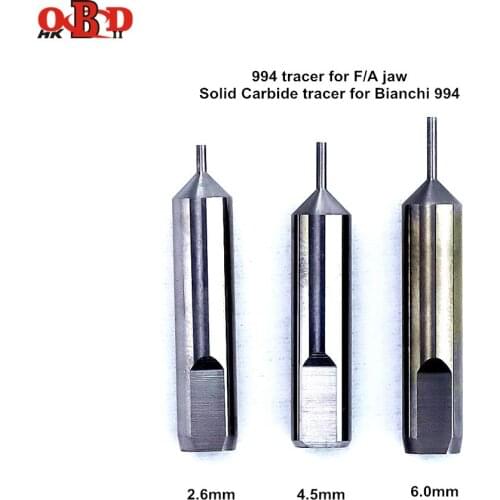 1.0mmx2.6/4.5/6.0 Raise Carbide 994 Tracer for F Jaw CNC Key Cutting Copy Making Machine Parts Accessories Sets Drill Bits