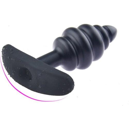 Couples G-Spot Anal Plug Silicone Dildo Butt Plug Vaginal Massager Adult Product Anal Beads Dilator Metal Sex Toys For Women L1