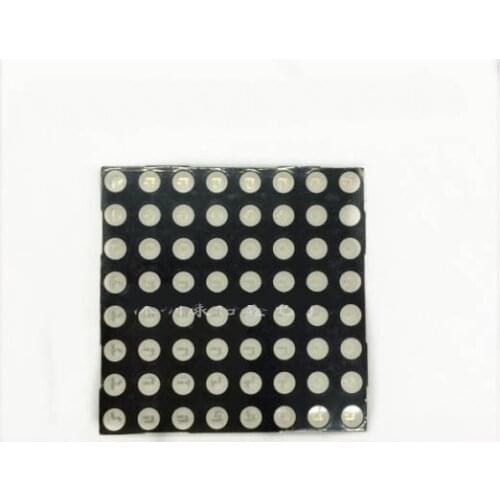 Free Ship 50pcs Common cathode/Common anode 5MM 8*8 Dot matrix module Red led tube display