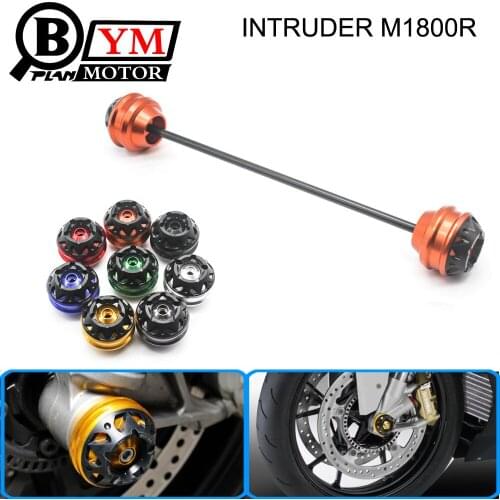 Free delivery for SUZUKI INTRUDER M1800R 2006-2015 CNC Modified Motorcycle Front wheel drop ball / shock absorber