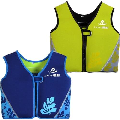 Kids Swim Vest Life Jacket - Boys Girls Floation Swimsuit Buoyancy Swimwear Safety Bathing Suits Neoprene