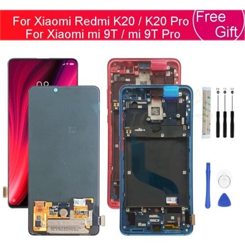 AMOlED For Xiaomi Redmi K20 LCD K20 PRO LCD Touch Screen Digitizer Assembly For Xiaomi mi 9T LCD 9T Pro lcd Repair Parts 6.39"