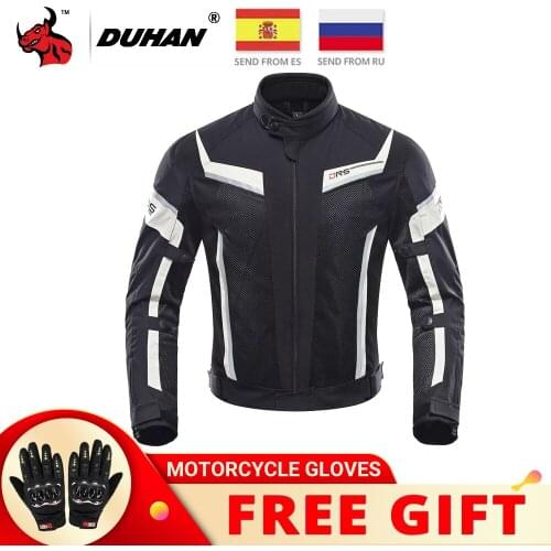 DUHAN Motorcycle Jacket Motocross Suits Jacket&Pants Moto Jacket Protective Gear Armor Men Motorcycle Clothing