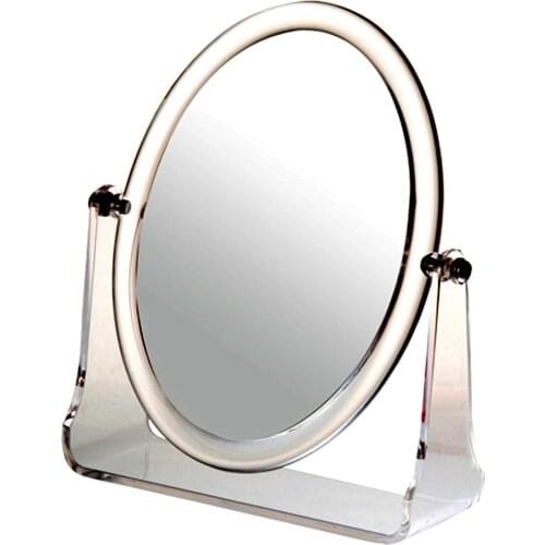 Double Sided Vanity Mirror - 1x Normal Mirror on one Side, 10x HD Magnifier On The Other Side YAC031