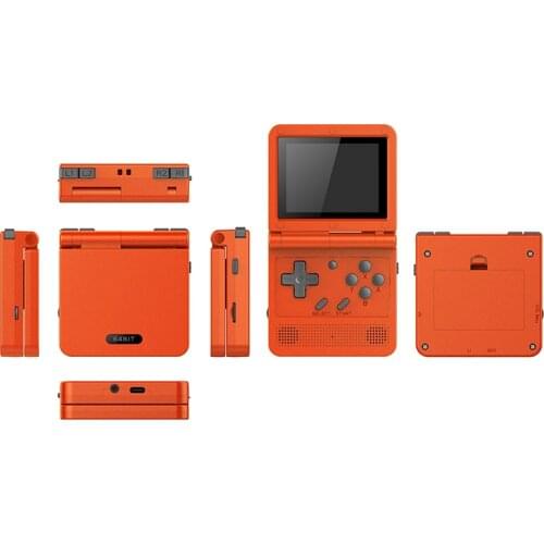 5 pcs Wholesale V90 Retro Flip Handheld Game Console 64 bit Portable Video Game Console Built in 3000 Game For PS1 NES SFC