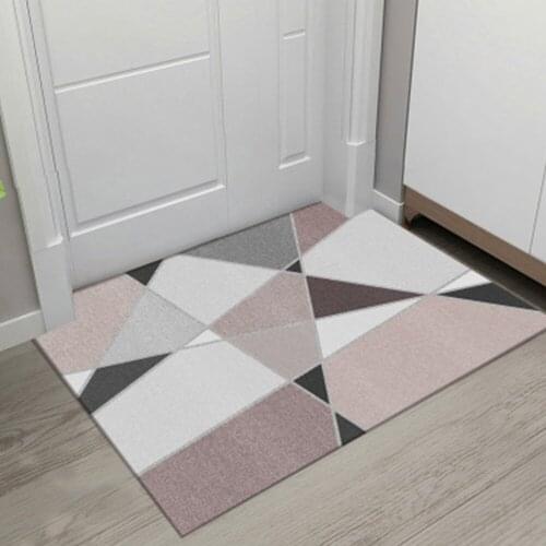Simple absorbent bathroom non-slip mat floor mat carpet home mat bedroom door mat floor mat
