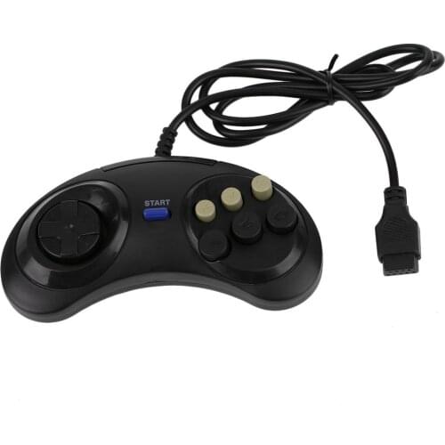 Hot Selling! Six Buttoms Gaming Game handle controller Command Pad gamepad Plastic Accessories For Sega Megadrive drop Shipping