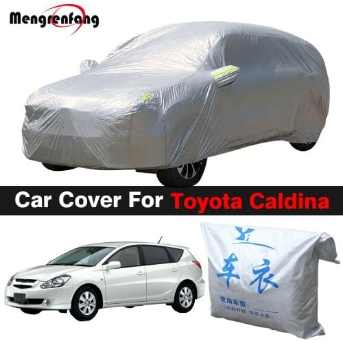Outdoor Car Cover MPV Sun Shade Anti-UV Rain Snow Ice Protection Cover Dustproof For Toyota Caldina