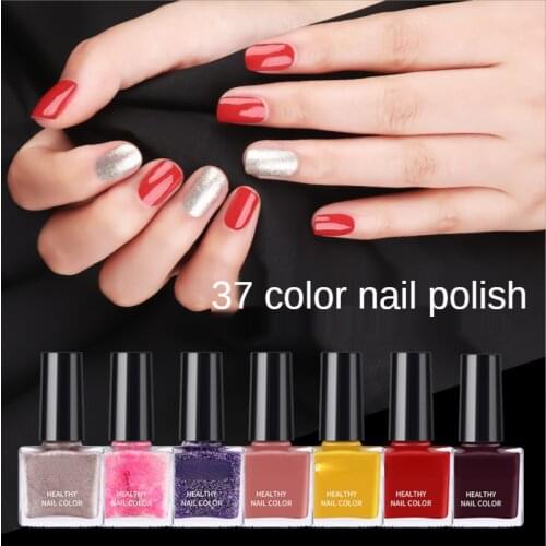 6ml Non-peelable Quick-drying Nail Polish Long-lasting Color Waterproof and Baking Free Acrylic Nails DIY Decorative Nails