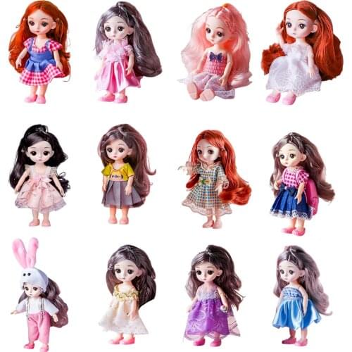 Adorable 13 Moveable Joint 16cm BJD Doll Princess Doll Ball Joint Girls Gift