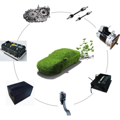 10kW 72V Front Wheels AC Driving System