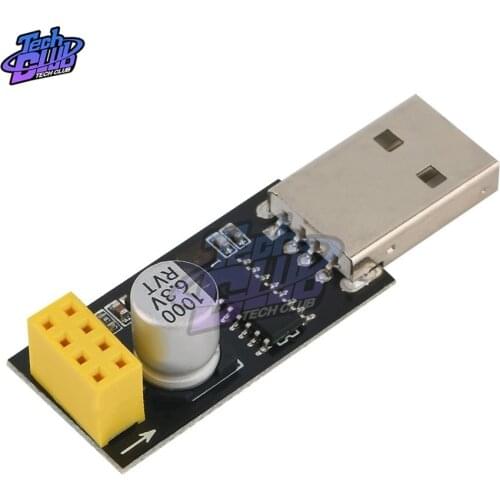 ESP01 Programmer Adapter UART GPIO0 ESP-01 Adaptaterr ESP8266 CH340G USB to ESP8266 Serial Wireless Wifi Developent Board Module