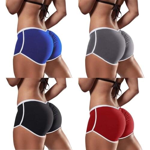 High Waist Workout Shorts Seamless Fitness Yoga Shorts Scrunch Butt Sexy Women Yoga Running Peach Hip Shorts Sport Gym Leggings