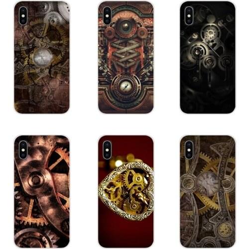 Steampunk For Apple iPhone X XR XS 11Pro MAX 4S 5S 5C SE 6S 7 8 Plus ipod touch 5 6 Accessories Phone Cases Covers