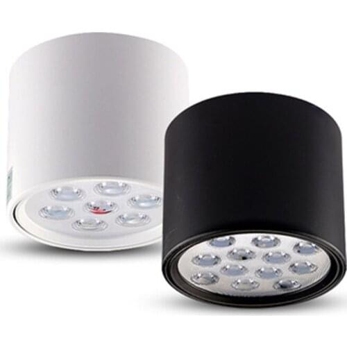 LED Downlight Ceiling lamp light 3W 7W 12W High Power Epstar Chips Warm Nature Pure White AC85-265V Surface Mounted