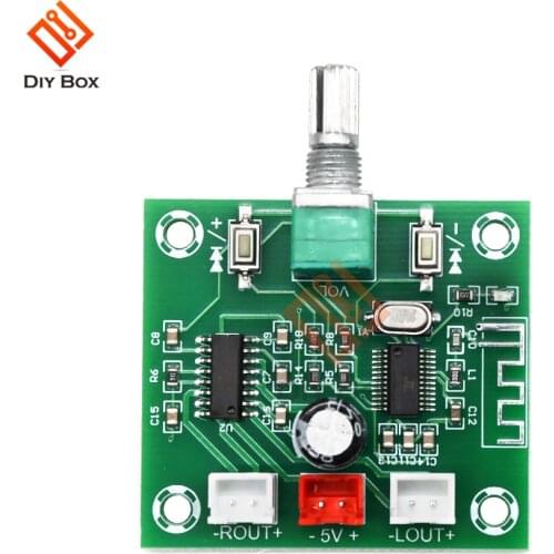 XH-A158 PAM8403 Bluetooth 5.0 Amplifier Board 5W+5W Class D Power HD Stereo Audio AMP Wireless Amplifiers DC5V for Speakers DIY